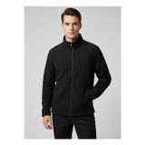 CALİA Erkek Siyah Dik Yaka Tam Fermuarlı Fleto Cepli Kışlık Polar Sweatshirt Hırka