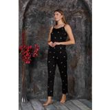 CALİA Kadın Ip Askılı Pegasus Kumaş Pijama Takımı Yeni Sezon