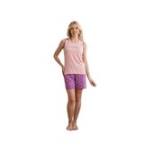 CALİA Kadın Pudra Şortlu Pijama Takımı, 2XL Beden