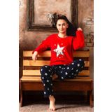 CALİA Kadın Yumuşak Polar Peluşlu Pijama Takımı Yeni Sezon