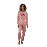 CALİA Pembe Uzun Kollu Kadın Pijama Takımı, M Beden