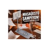 CALIBURN Masaüstü Mini Basketbol Oyunu - Metal Yaylı Atış Seti, Ofis Stres Oyuncağı ve Eğlenceli Hediye