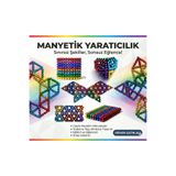 CALIBURN Renkli Manyetik Toplar Seti – 216 Adet Güçlü Neodim Mıknatıs Küp (5mm)