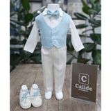 Calide Baby&Kids Erkek Bebek Kravat-Papyonlu Mevlüt Takımı - 9 Ay - Su Yeşili