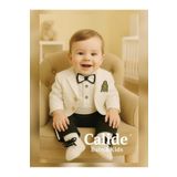 Calide Baby&Kids Erkek Bebek Mevlüt Takımı - Ceketli & Şapkalı - Özel Gün Kıyafeti - 7'li Set