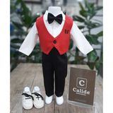 Calide Baby&Kids Erkek Bebek U Yaka-Papyonlu Mevlüt Takımı - 0 - 3 Ay - Siyah