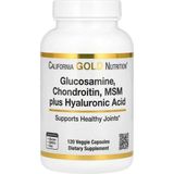 California Gold Nutrition, Glucosamine, Chondroitin, Msm Plus Hyaluronic Acid, 120 Veg Caps - Standart