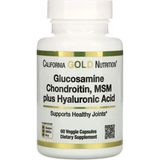 California Gold Nutrition, Glucosamine(Glukozamin) Chondroitin, Msm Plus 60 Veggie Caps