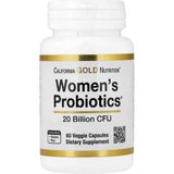 California Gold Nutrition Kadınlara Özel Probiyotikler, Probiyotik Bakteri Karışımı Içerir: Bifidobacterium Lactis, Lactobacillus Acidophilus ve Lactobacillus Rhamnosus, 20 Milyar Cfu, 60 Vejetaryen Kapsül - 1 Adet - womensprobiotics