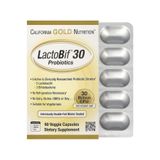 California Gold Nutrition Lactobif 30 Probi.otics 60 Veggie Capsules Usa Menşeii DaphneLabs