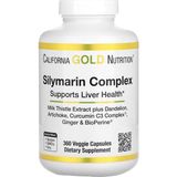 California Gold Nutrition Silymarin Complex Milk Thistle Extract Plus 360 Veggie Capsules - 360 KAPSÜL