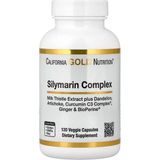 California Gold Nutrition, Silymarin Complex, Milk Thistle Extract Plus Dandelion, Artichoke, Curcumin C3 Complex®, Ginger And Bioperine®, 120 Veggie Capsules - Standart