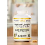 California Gold Nutrition Silymarin Complex Milk Thistle Liver Health, Milk Thistle, Curcumin, Artichoke, Dandelion, Ginger 360 Veggie