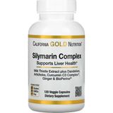 California Gold Nutrition, Silymarin Kompleksi, Süt Devedikeni Ekstraktı Artı Karahindiba, Enginar, Kurkumin C3 Kompleksi®, Zencefil ve Bioperine®, 120 Sebze Kapsülü - Aromalı
