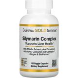 California Gold Nutrition, Silymarin Kompleksi, Süt Devedikeni Ekstraktı Artı Karahindiba, Enginar, Kurkumin C3 Kompleksi®, Zencefil ve Bioperine®, 120 Sebze Kapsülü
