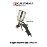 California Havalı Boya Tabancası S-990G Alüminyum Üstten Depo 1,8mm 600CC CAP69931 Calıfornıa