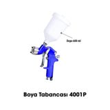California Pneumatic 4001P CAP69917 Üsten Havalı Boya Tabancası 2.5 MM 600 ML