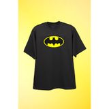 California ST 100% Pamuk Özel Tasarım BATMAN Baskılı Erkek Oversize T-Shirt