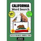 California Word Search Puzzle Book: 50+ Fun & Easy-to-Read Puzzles Exploring The Golden State, Beaches & Landmarks, Gift for Californians & Visitors, Adults, Seniors & Teens