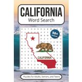 California Word Search: Puzzles With Easy to Read Print about The Golden State | 6x9 inches 110 pages | 50+ Puzzles… Gift for Vacations, Holidays, Travel Games