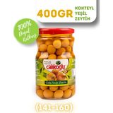 Çalıkoğlu 400 gr 141-160 Dogal Kokteyl Yeşil Zeytin