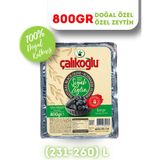 Çalıkoğlu 800 gr 231-260 L Doğal Gemlik Özel Siyah Zeytin