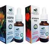 Çalıkoğlu Bitkisel Ürünler 40 ml Aspir Yağı + Aynısefa Yağı 2'li Avantaj Paketi