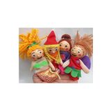 Calimera Toys Deniz Kızı Ve Arkadaşları 4'Lü Parmak Kuklası