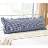Calina Home Hamile Pötikare Yastik Kilifi, Decor Uzun Yastik Kilifi - Lacivert - 50x132