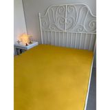 Calina Home Tek Kişilik Hardal Renkli Lastikli Çarşaf - 100 x 200