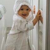 Caline Baby 2 Katlı Premium %100 Pamuk Rahat Bebek Gömlek| Unisex | 1-2 Yaş | Beyaz - 1 - 2 Yaş