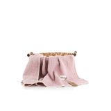 Caline Baby 4 Kat Müslin Battaniye Çoban Dikiş 120x120 cm - Pembe