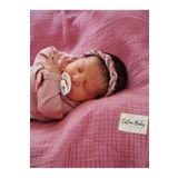 Caline Baby Bebek Vişne 4 Kat Müslin Battaniye 115x115 Cm