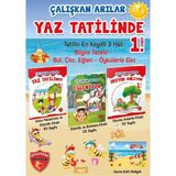 Çalışkan Arı Yayınları 1. Sınıf Yaz Tatil Seti Eğlenceli Kitaplar ve Karne Kılıfı Hediyeli
