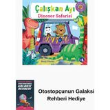 Çalışkan Ayı - Dinozor Safarisi (Ciltli - Hareketli Kitap) + Otostopçunun Galaksi Rehberi - Hayır