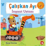 Çalışkan Ayı - İnşaat Ustası-Hareketli Kitap