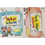 Çalışkan Yayınları 1. Sınıf Benim Türkçe Defterim & Benim Hayat Bilgisi Defterim