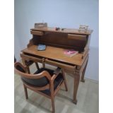 Çalışma Masa İlhm 90634 Klasik Takım Dilimli Sandalye Lüks Klasik Ceviz Renk Model