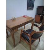 Çalışma Masa Klasik Alt St 90630 Dilimli Sandalye Lüks Klasik Ceviz Renk Model