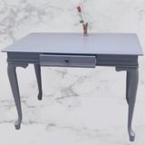 Calisma Masa St 90139 Model Kayin Aslan Ayak Cekmec Parlak Lake Gri Renk El Yapim