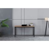 Çalışma Masası 140X80X75 cm Siyah Atlantik Çam - 140 X 80 X 75