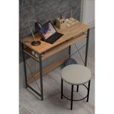 Çalışma Masası Bilgisayar Laptop Ofis Masası Okul Ev Atlantik Çam