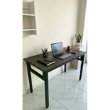 Çalışma Masası Siyah 120X60 Çalışma Masası, Bilgisayar Masası, Ofis Masası, Metal Ayaklı