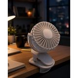 Çalışma Masası ve Yatak Başlığı Için Klipsli Mini Fan Midastech - 1 - Var