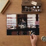 Çalışma Odasında Atatürk Tasarımı 240 Parça Ahşap Puzzle Ahşap Kutuda MP06349
