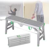 Çalışma Platformu Katlanır İskele Ekipmanları - Taşınabilir İskele Çalışma Platformu İskele Kulesi Merdiven Tabure Tezgahı (B 180×40cm)
