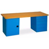 Çalışma Tezgahı 5 Çekmeceli Dolaplı-2130 Mm