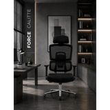 Calitte Force Premium Ergonomik Ofis & Çalışma Koltuğu | 3D Kolçaklı Yönetici Koltuğu - Siyah