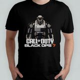 Call Of Duty Black Ops 7 Temalı Unisex %100 Pamuklu Bisiklet Yaka T-Shirt Model 2 - Siyah - 8 - 12 Yaş