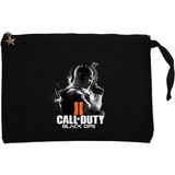 Call Of Duty Black Ops Siyah Clutch Astarlı Cüzdan / El Çantası - 25x18cm